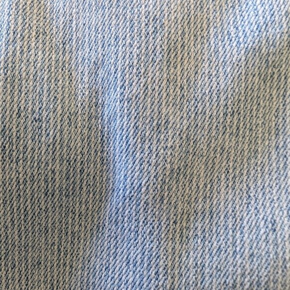 Vintage London London Womens Sz S Denim Two Tone Pinstriped One Piece Overalls - Picture 10 of 12